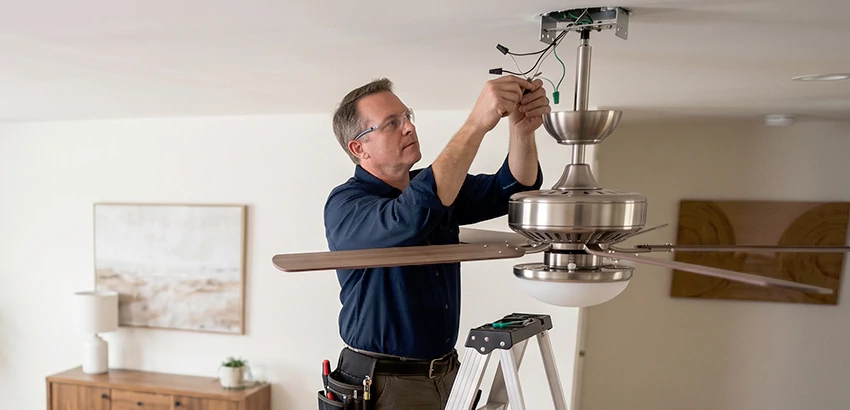 Ceiling Fan Light and Switch Repair in Grove City