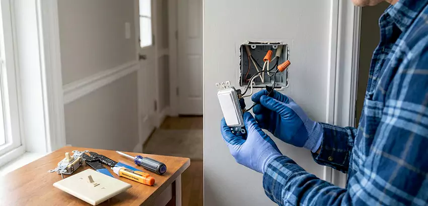 Motion Sensor Light Switch Replacement in Grove City